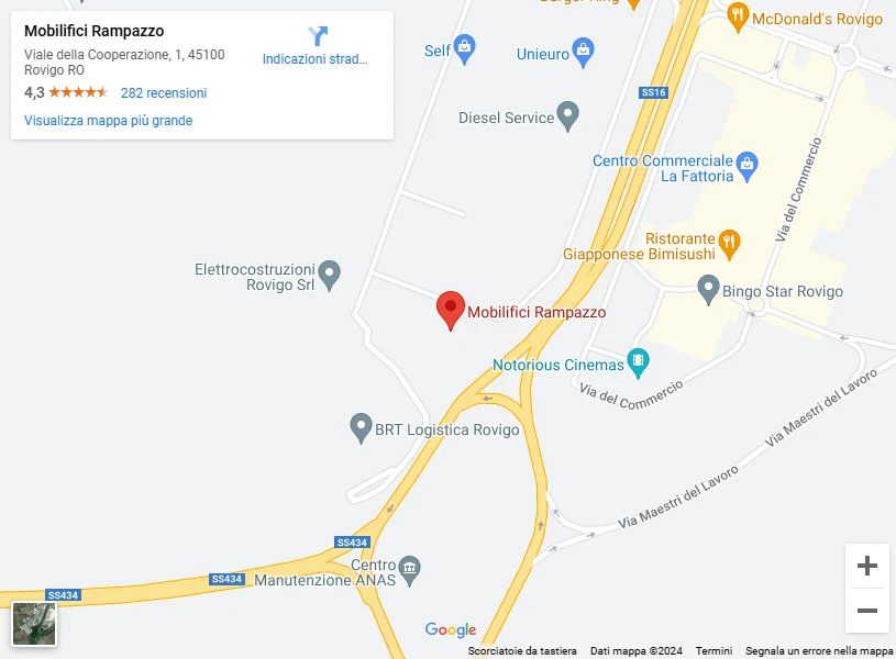 Maps - Rovigo - Mobilifici Rampazzo